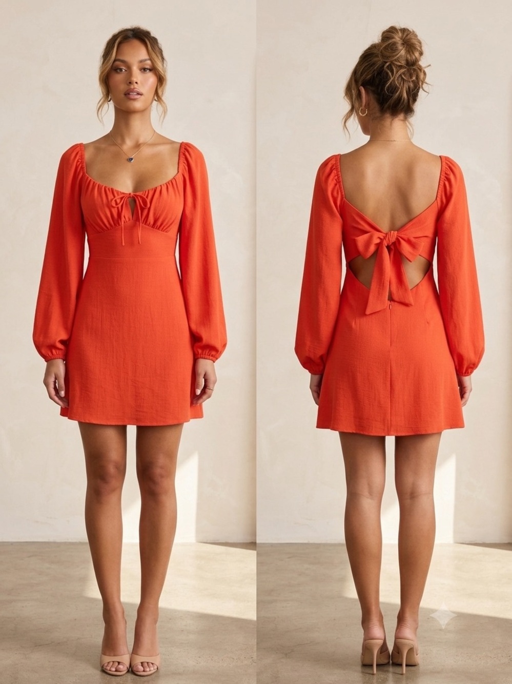 Princess Poly Yolanda Puff Sleeve Mini Dress